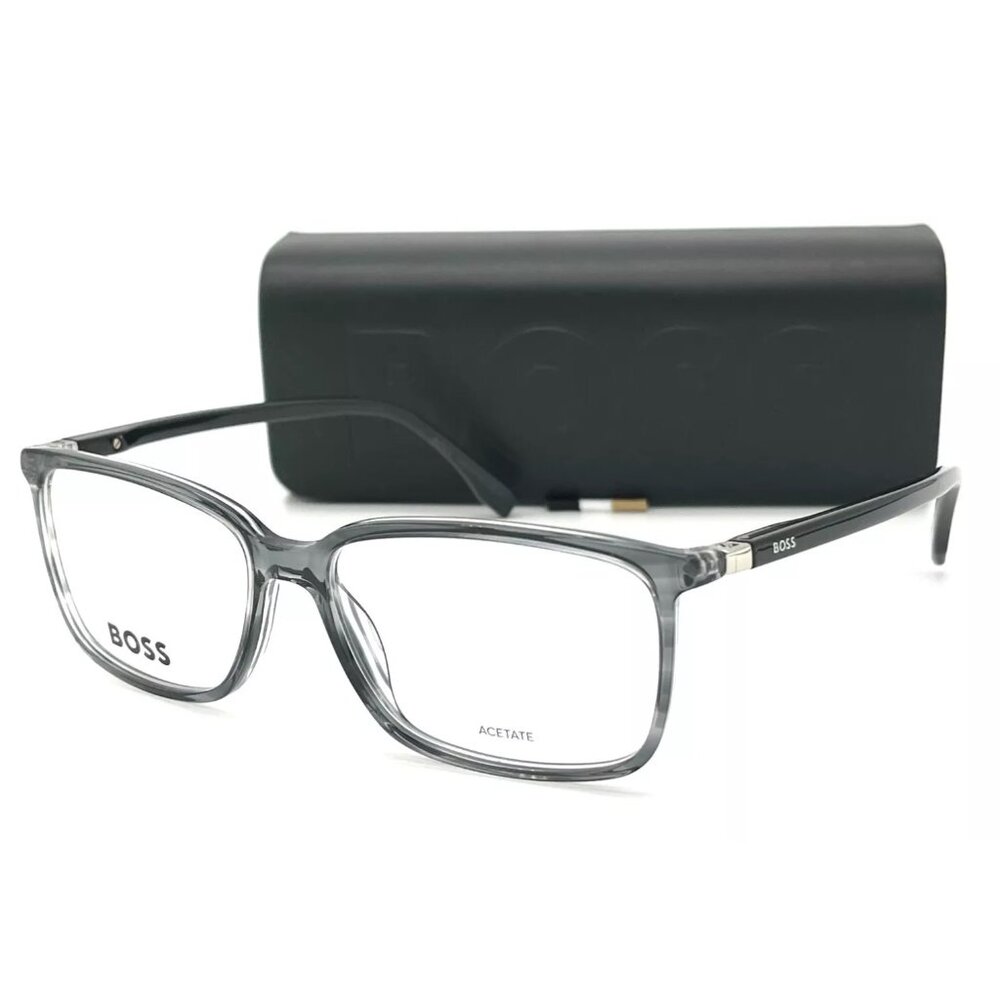 HUGO BOSS 0679 2W8 Gray Horn / Demo Lens 56mm Eyeglasses